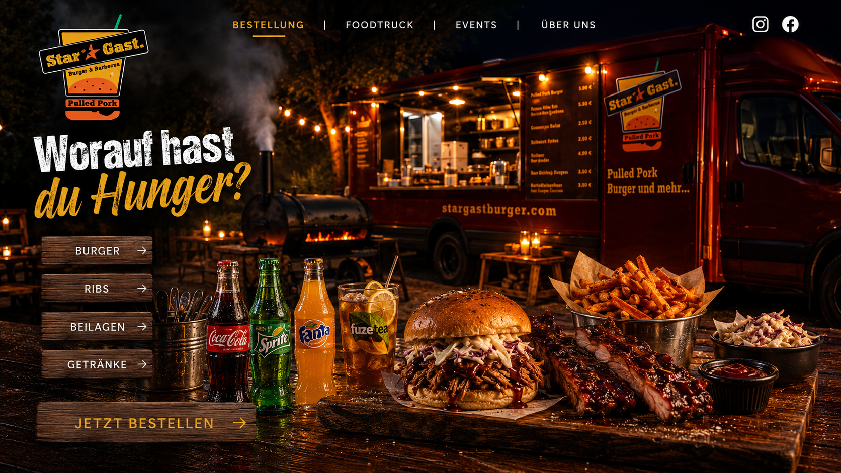 Stargast Burger – Bestellung